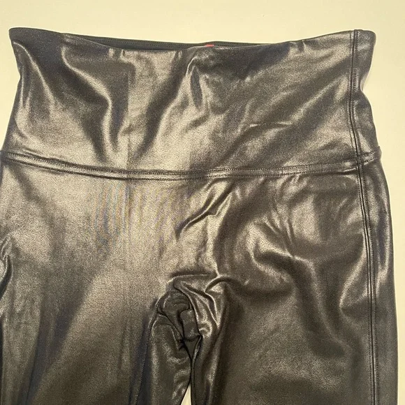 SPANX Black Seamless Leggings - Picture 1 of 3